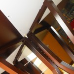 Baloss - Tavolo in legno, metallo e vetro smontabile