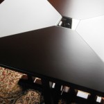 Baloss - Tavolo in legno, metallo e vetro smontabile